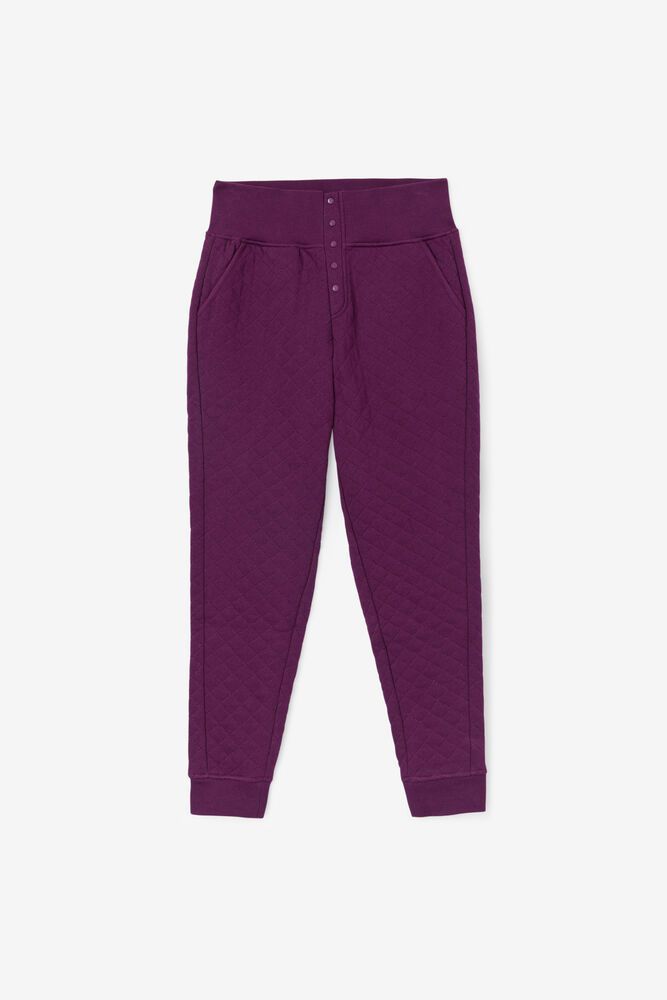 Pantaloni Fila Dama Violet Finley Inalti Rise Quilted Jogger GXHF-84532